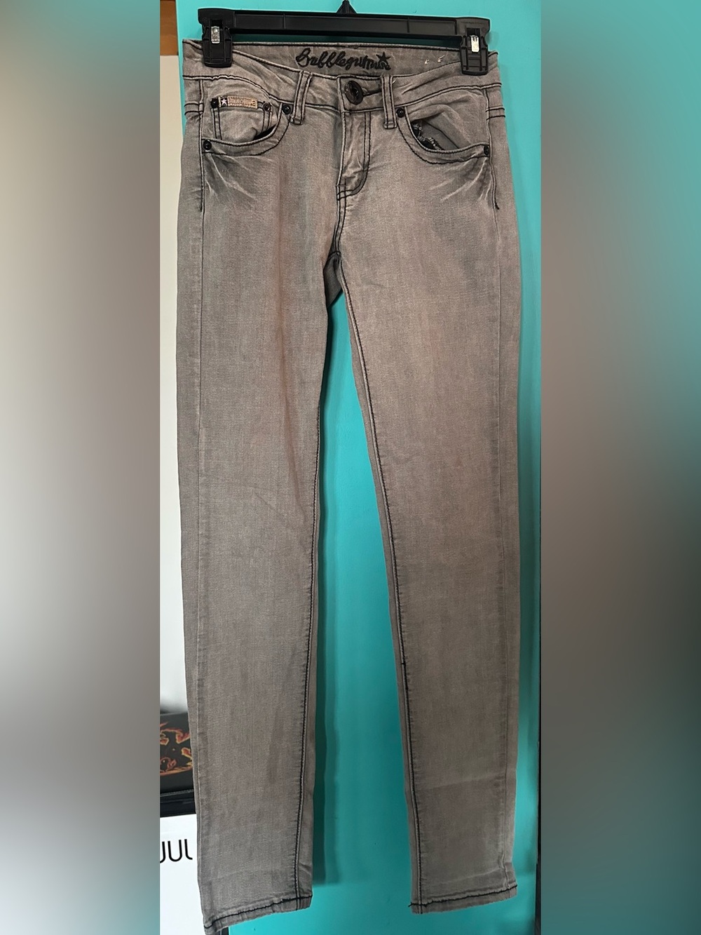 Y2K Size 1 Bubblegum Skinny Jeans (Juniors)